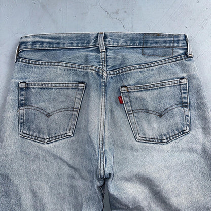 Levis 501 Vintage 80s Redline Selvedge USA XX Jeans Light Wash 524 Act 32x27