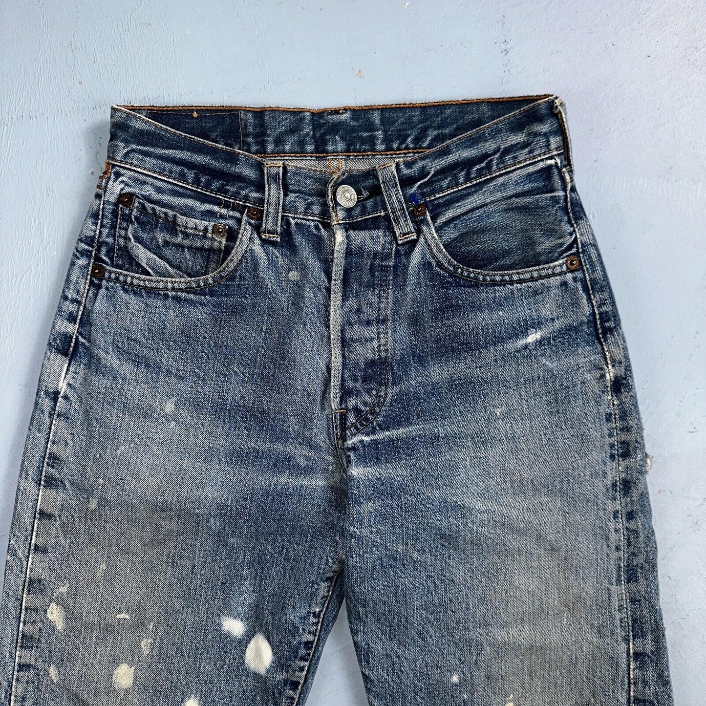 Levis 501 Big E Vintage 60s Redline Selvedge USA XX 1960s Jeans Act 24x27