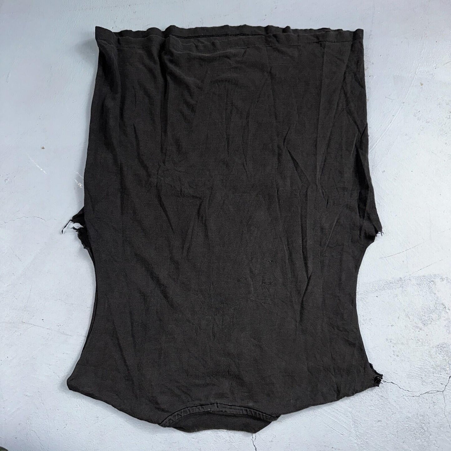 Super Hero Chopped Cut Sewn Custom VTG T Shirt Hanes 80s Beefy Rare Fun Batman