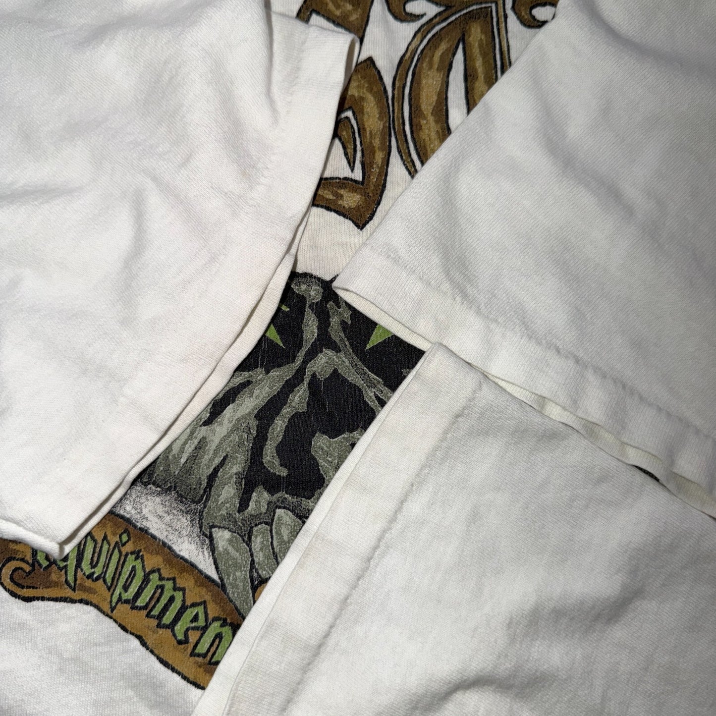 VTG 80s Rusty Surf Single Stitch Skate Skull TShirt XL Rare Promo Heavy Metal