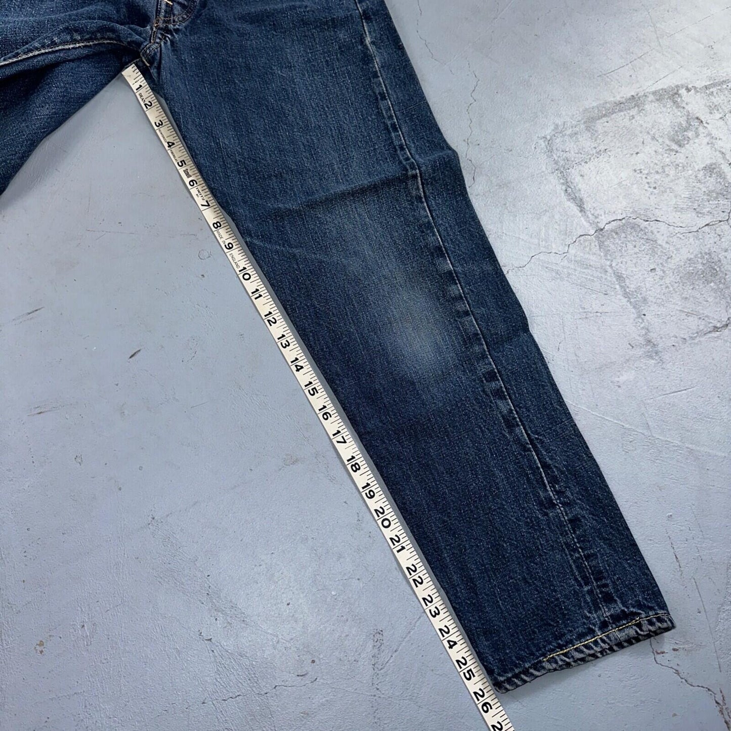 Levis 501 Big E Vintage 60s Redline Selvedge USA XX 1960s Jeans SKINNY Act 27X26