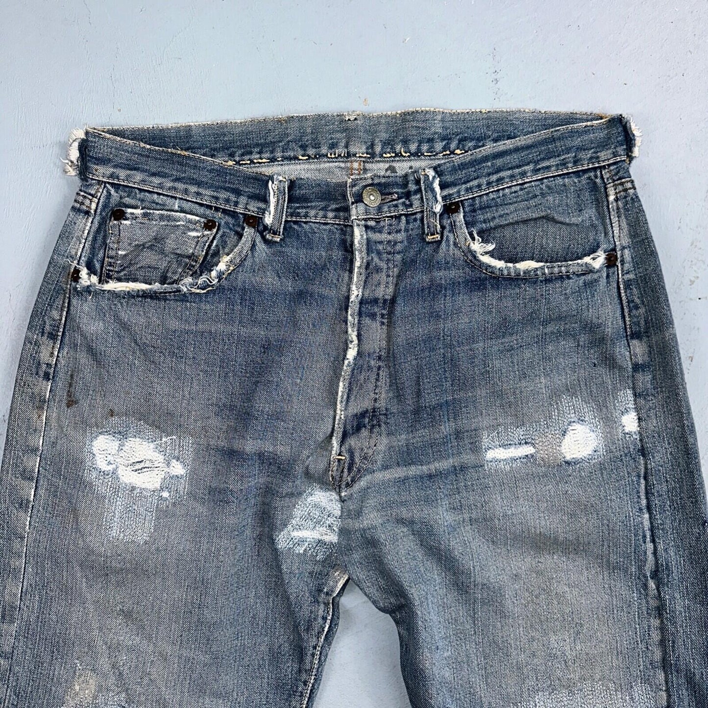 Levis 501 Big E Vintage 60s Redline Selvedge USA XX 1960s Jeans 66 Act 34x28
