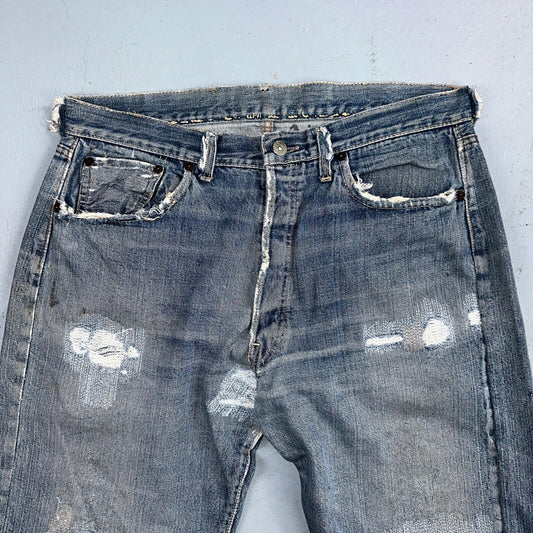 Levis 501 Big E Vintage 60s Redline Selvedge USA XX 1960s Jeans 66 Act 34x28
