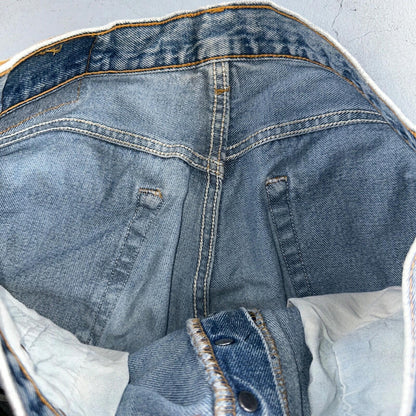 Levis 501 Vintage 90s USA XX Straight Leg Jeans Blue Med Wash 33x32 Act 32x30