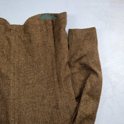 1940s VTG Mens Suit Jacket Sport Coat 40 Rockabilly 40s 50s Union Tweed Brown