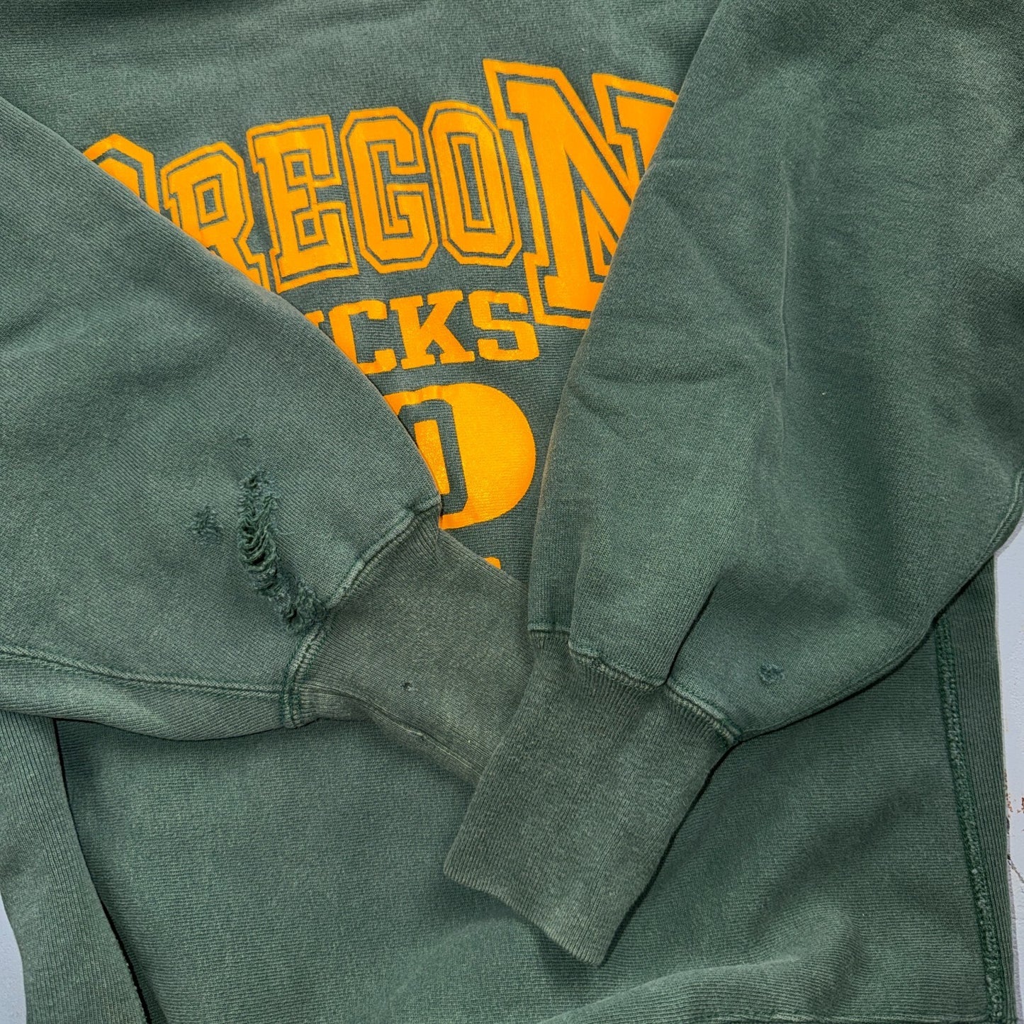 VTG 80s Champion Reverse Weave Oregon Ducks Athletic Dept Sweatshirt UO USA L