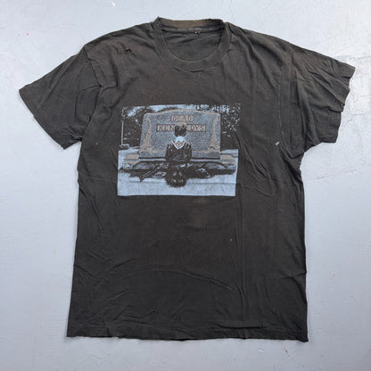 VTG 80s Dead Kennedys Memorial Graphic Punk Rock Hardcore Band T Shirt Black USA