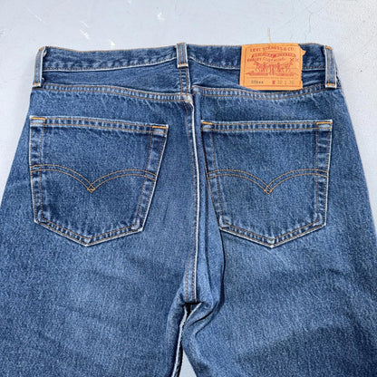 Levis 501 Vintage 90s USA XX Straight Leg Jeans Blue Med Wash 32x36 Act 31x33