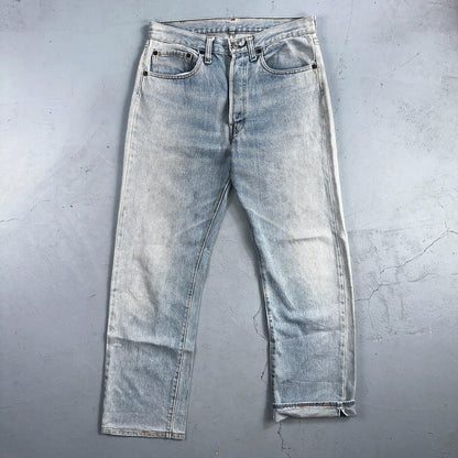 Levis 501 Vintage 80s Redline Selvedge USA XX Jeans Light Wash 1980s Act 30x29