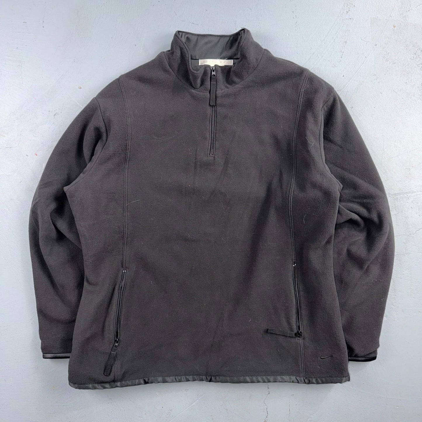 Vintage Nike Sweatshirt Womens XL Fleece Mock Neck Golf Quarter Zip