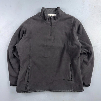 Vintage Nike Sweatshirt Womens XL Fleece Mock Neck Golf Quarter Zip