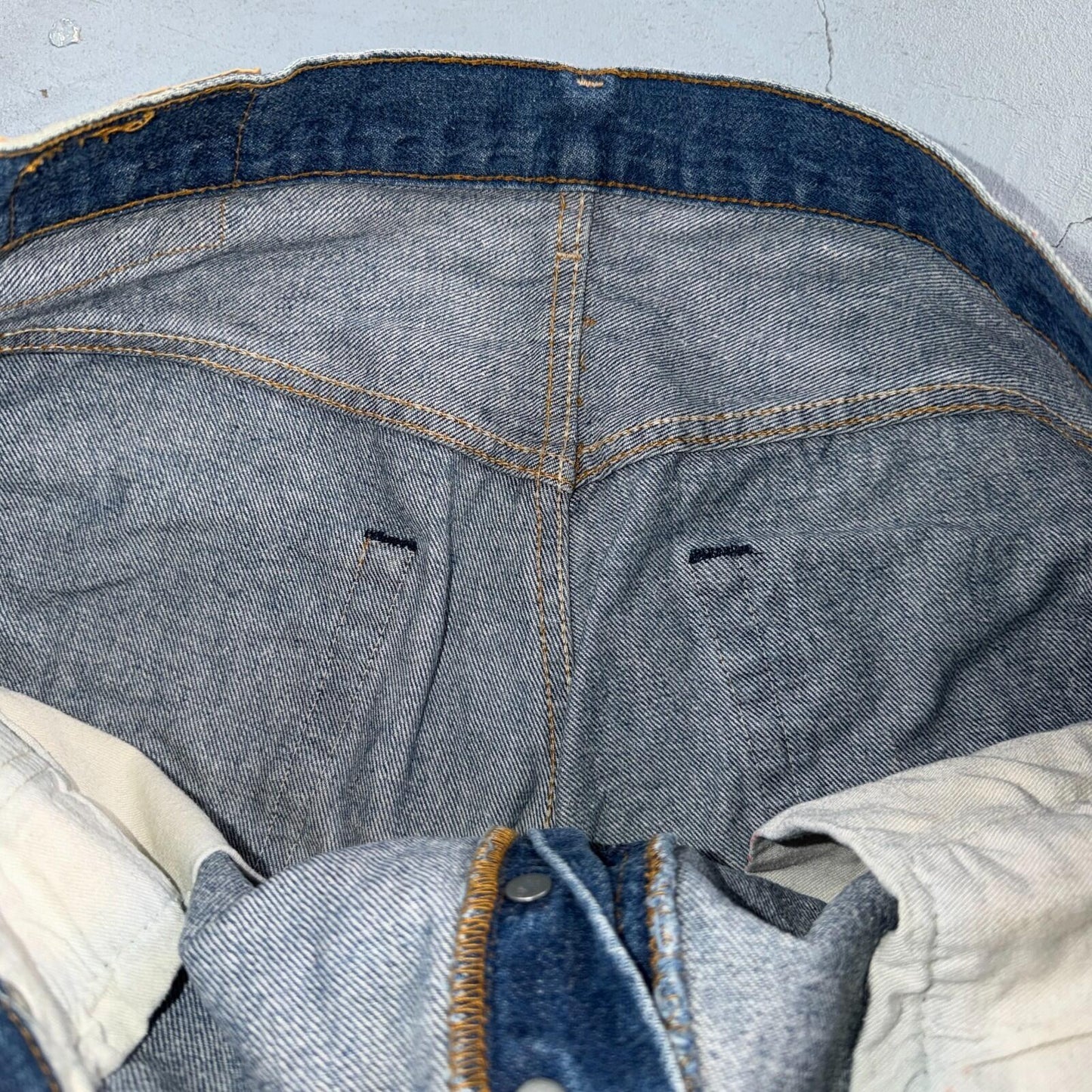 Levis 501 Vintage 80s USA XX Straight Leg Jeans Blue Med Wash 42x32 Act 38x28