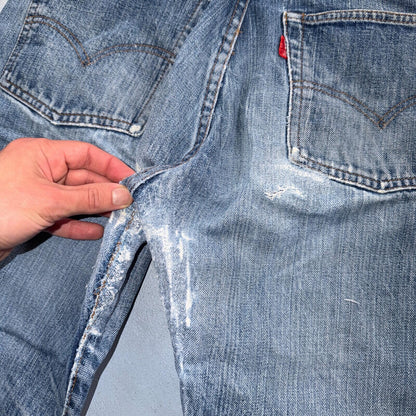 Levis 501 Vintage 70s SS Redline Selvedge USA Jeans Light Wash XX Act 31x26