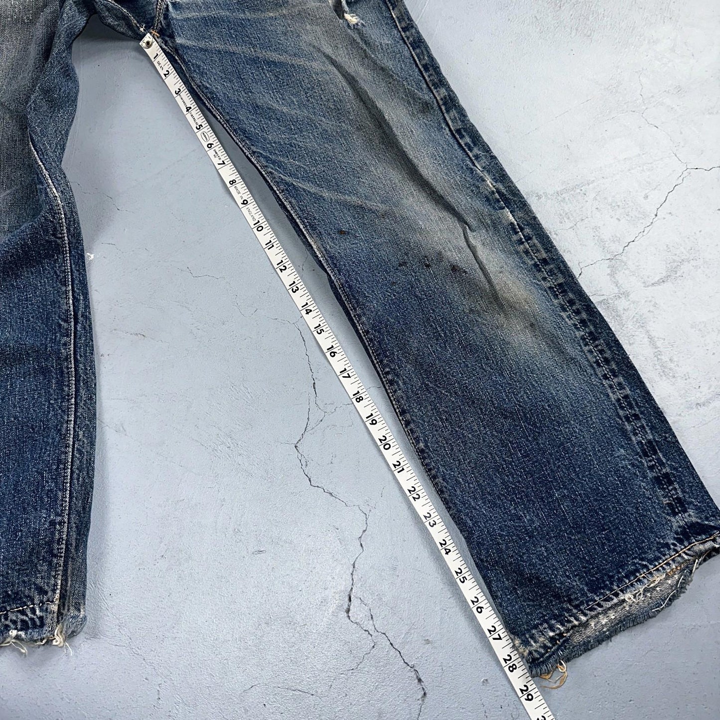 Levis 501 XX Big E Vintage 40s Redline Selvedge USA XX 1940s 50s Jeans 29x28