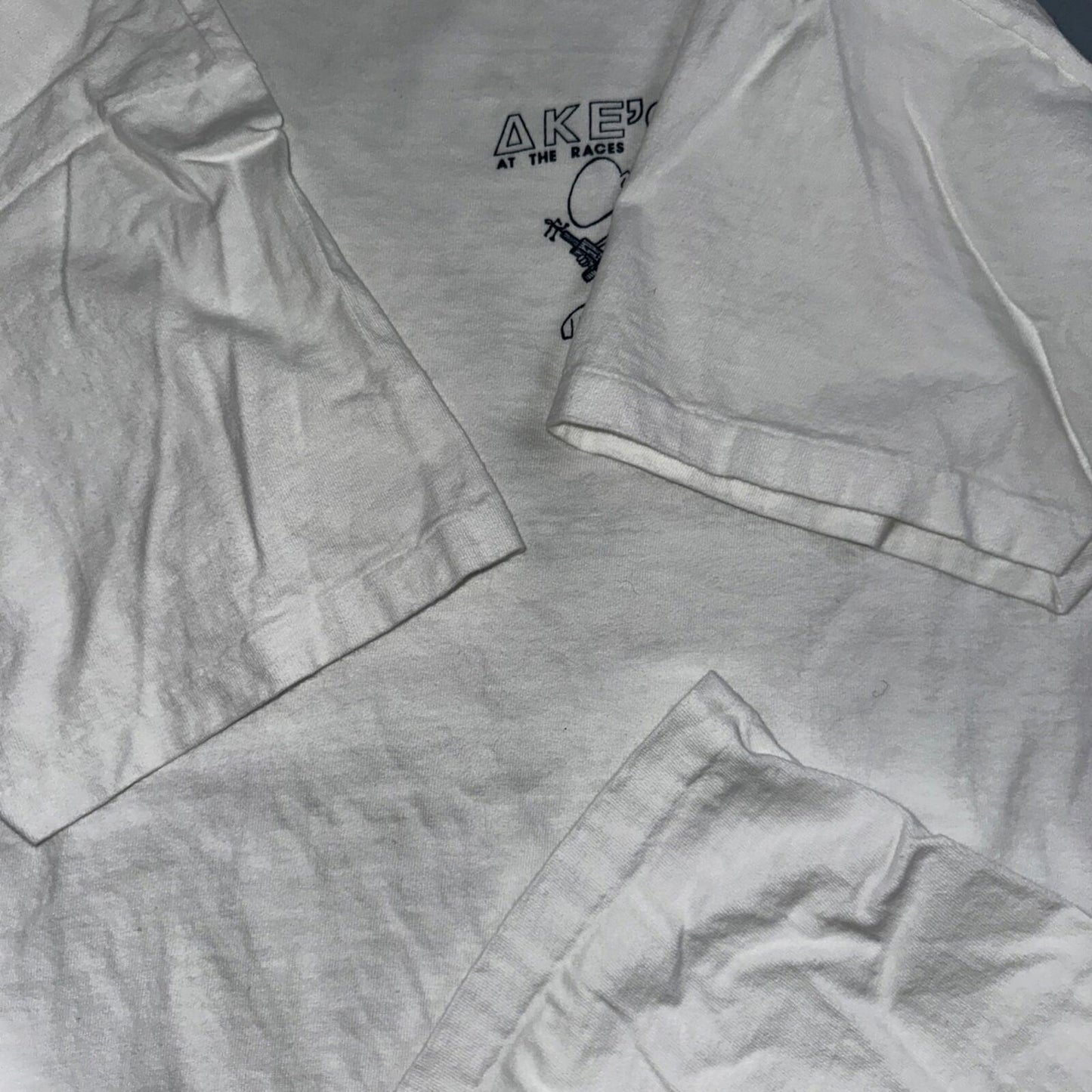 Rat Race Hanes Beefy XL Crazy VTG T Shirt 90s College Running 27 Funny Random