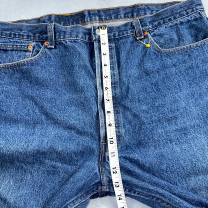Levis 501 Vintage 90s USA XX Straight Leg Jeans Blue Med Wash 42x32 Act 39x29