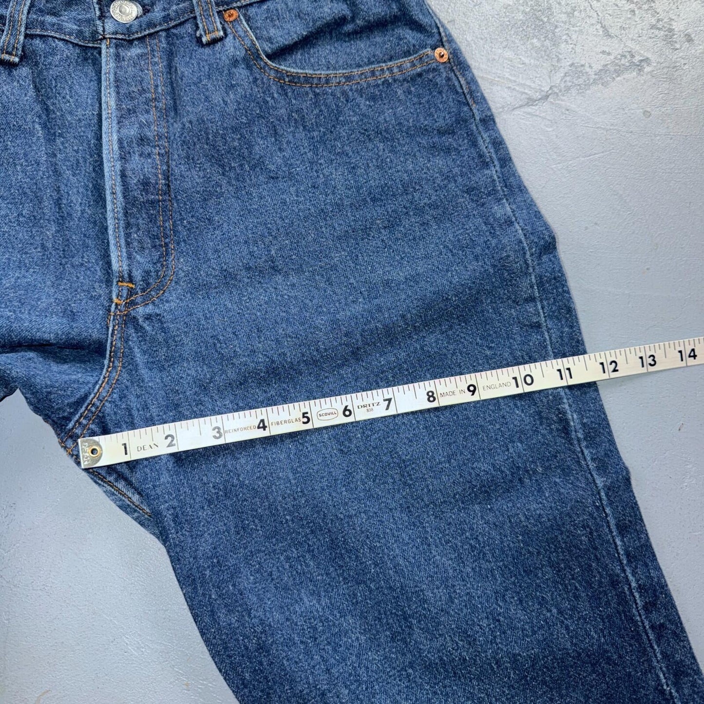 Levis 501 Vintage 80s USA XX Straight Leg Jeans High Rise Sz 13 Womens Act 27x31