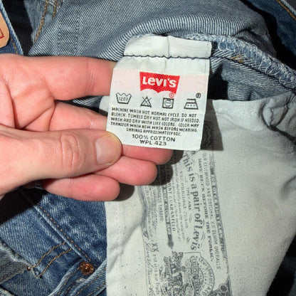 Levis 501 Vintage Y2K XX Straight Leg Jeans Blue Light Wash 35x34 Act 33x31