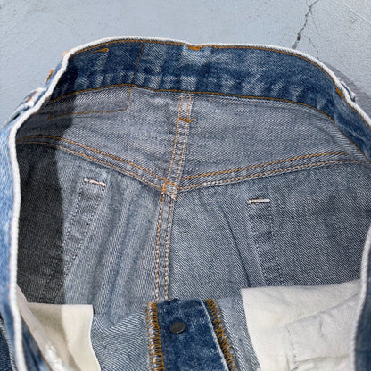 Levis 501 Vintage 80s USA XX Straight Leg Jeans Blue Light Wash 31x33 Act 28x29