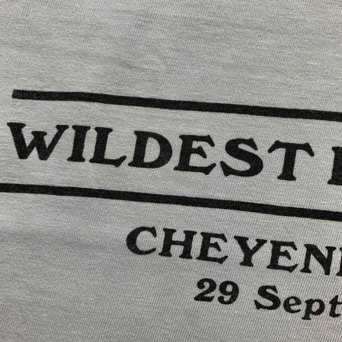 Vintage Nike T Shirt USA Rare 1984 Running LS 80s Zebra Wild Race Cheyenne Zoo
