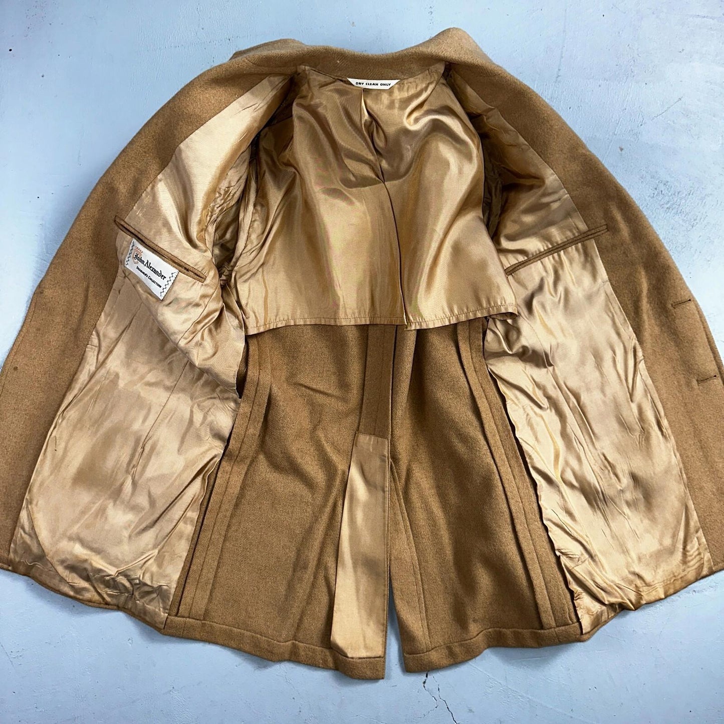 1970s Camel Hair Blazer Sport Coat Mens 38 Suit Jacket John Alexander VTG Union