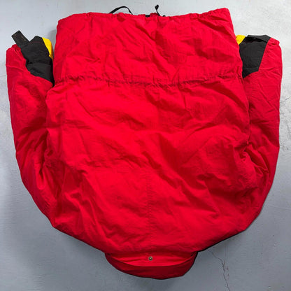 Vintage Marlboro Country Store Red Down Puffer Winter NO HOOD Jacket Men’s L