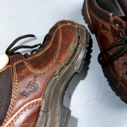 Dr. Martens 10854 Industrial Chunky Brown Leather Mens Shoes Size UK 7 US 8 Doc