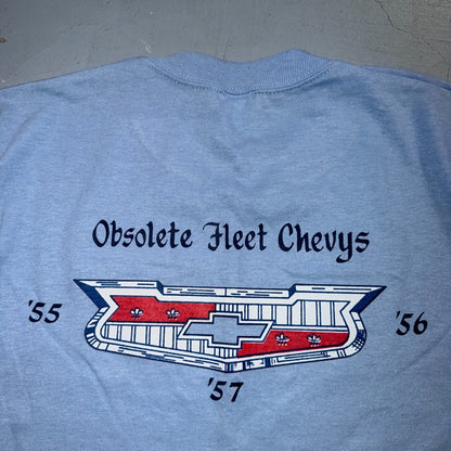 Chevys Obsolete Fleet VTG T Shirt 56 90s Graphic T Print Cars Racing Classic USA