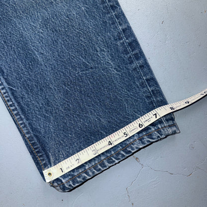 Levis 501 Vintage 80s USA XX Straight Leg Jeans Blue Med Wash 36x31 Act 33x26