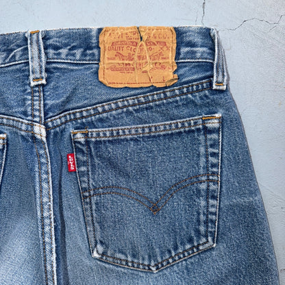 Levis 501 Vintage 80s Redline Selvedge USA XX Jeans Light Wash 29x32 Act 28x29