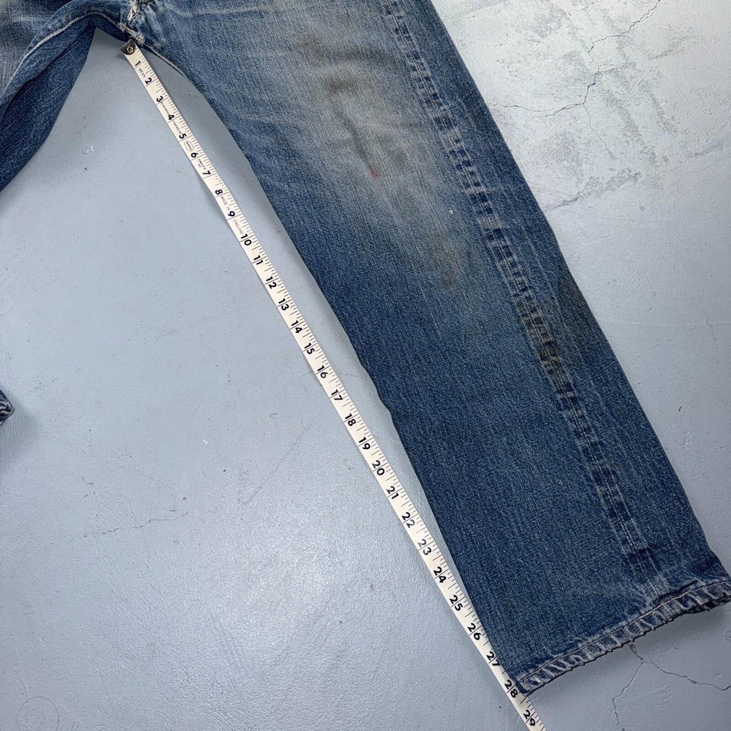 Levis 501 Big E Vintage 60s Redline Selvedge USA XX 1960s Jeans 36x32 Act 34x28