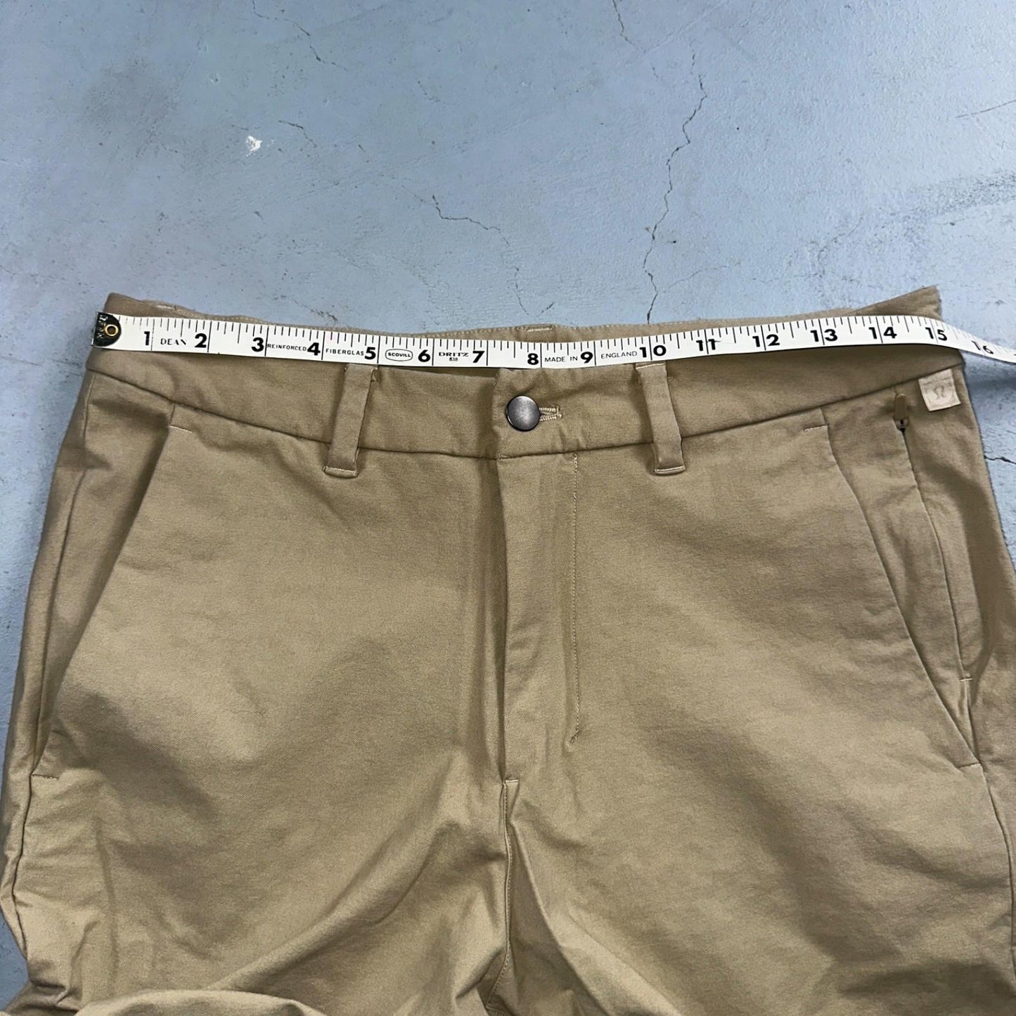 Lululemon Commission Pants Mens 30 Light Brown Beige 30 x 31 Chino Khaki