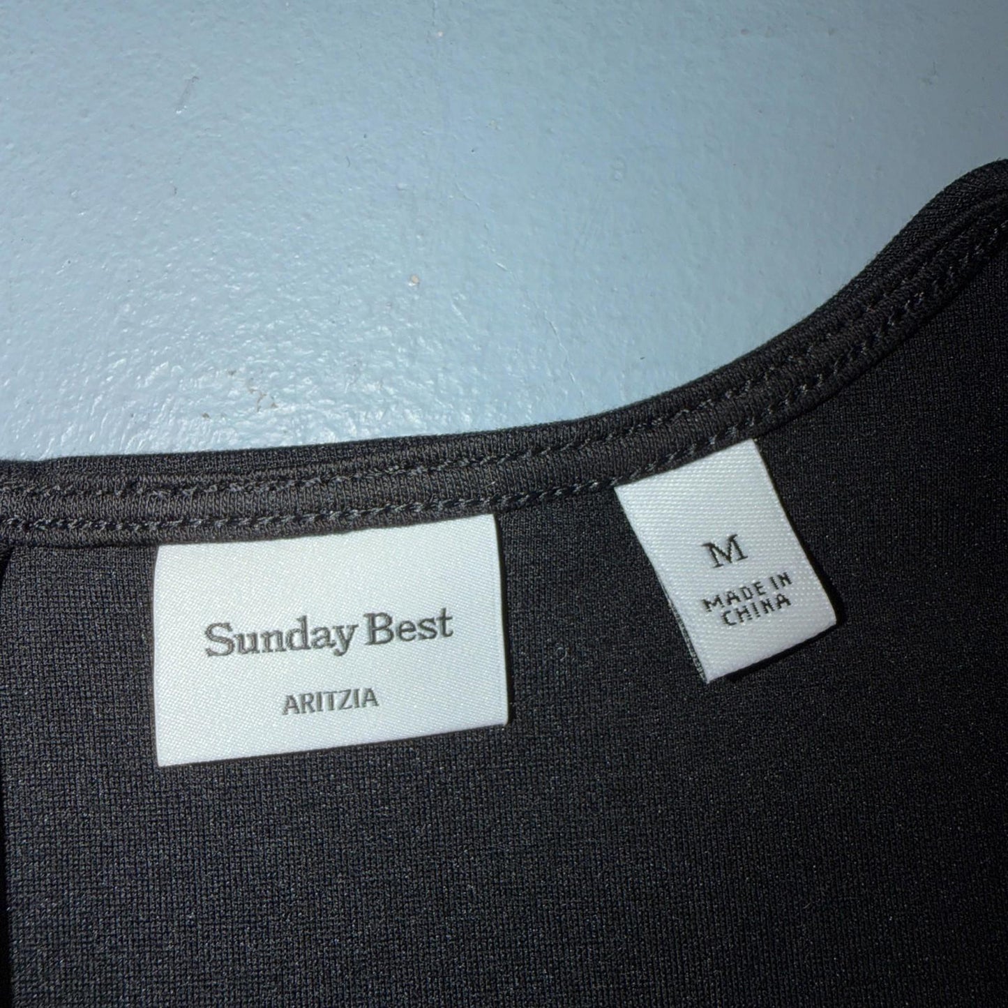 Aritzia Sunday Best Caruso Black Mini Dress Women’s Licorice Ponte Dress