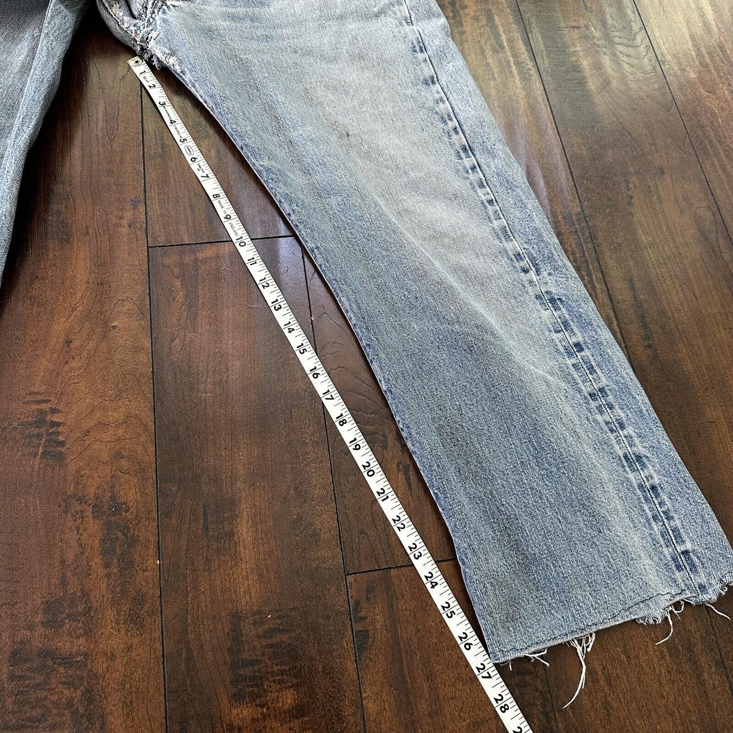 Levis VTG 70s SS Redline Selvedge USA 501 XX Jeans 66 80s 38x33 Act 34x27 CUT