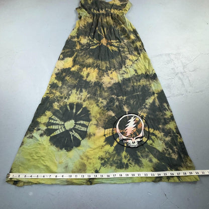 Grateful Dead VTG 90s Tie Dye Dress Sleeveless S/M Cotton Festival Deadhead RARE