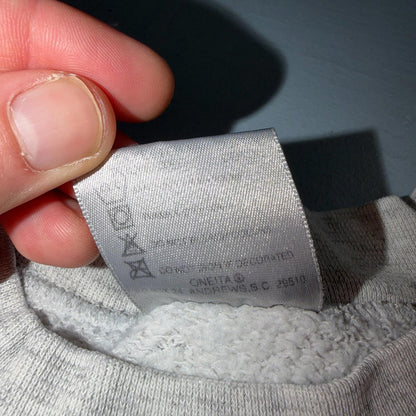 VTG Oneita Sweatshirt Mens XL Gray Travel USA Breakway Lodge Gearhart Oregon