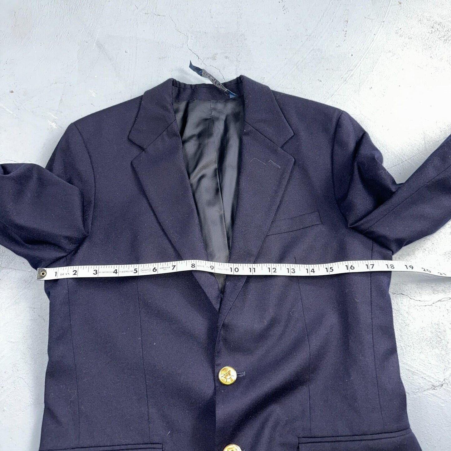 Women's Vintage Polo Ralph Lauren Blazer Jacket Made in Italy Sz 16 Wool 80s