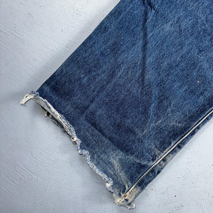 Levis 501 Vintage 80s Redline Selvedge USA XX Jeans Med Wash 48x30 Act 44x25