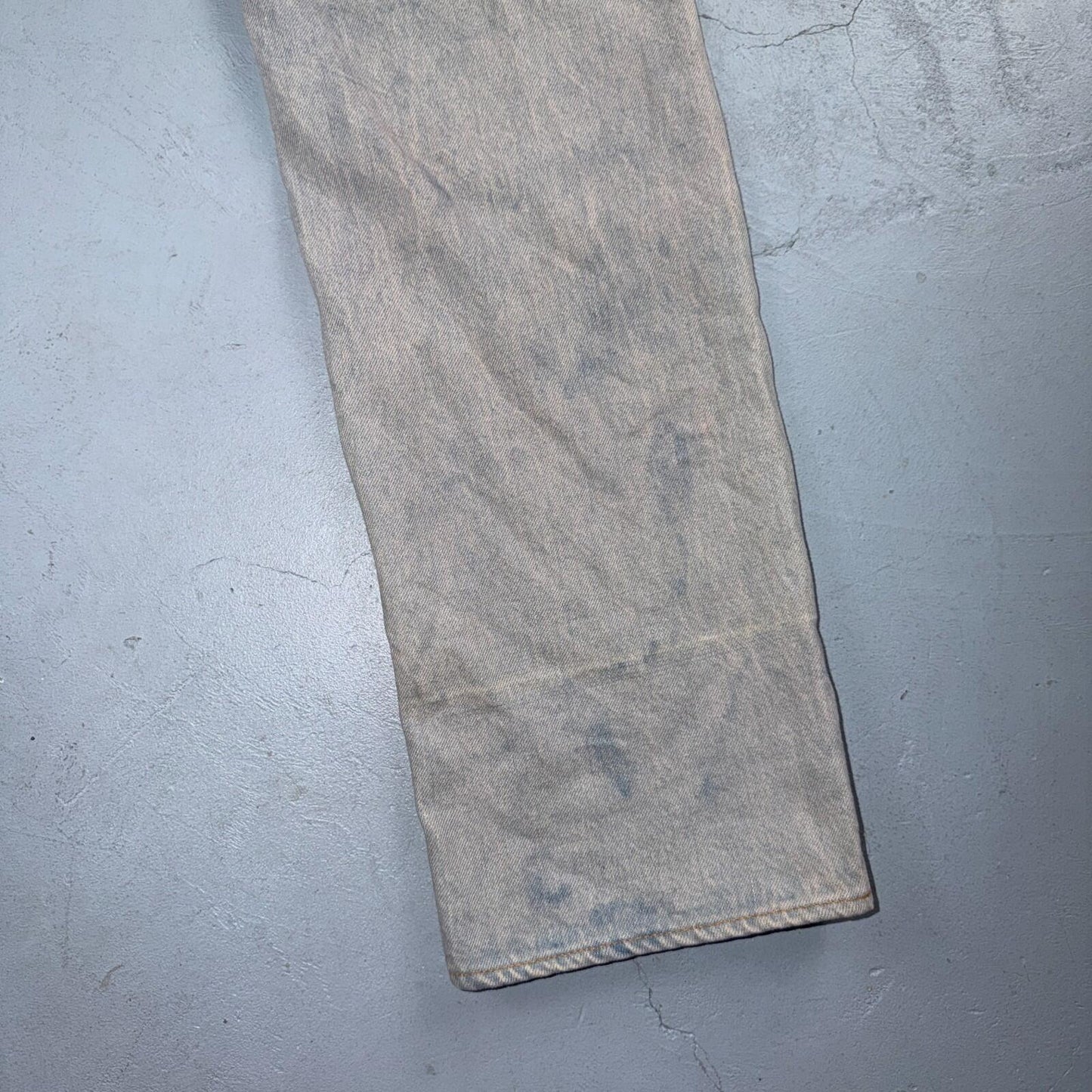 Levis 501 Vintage 80s Redline Selvedge USA XX Jeans Bleach Wash 32x40 Act 30x35