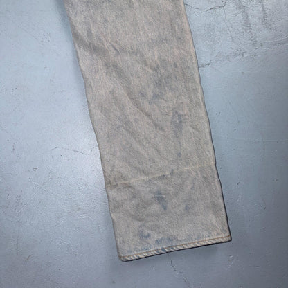 Levis 501 Vintage 80s Redline Selvedge USA XX Jeans Bleach Wash 32x40 Act 30x35