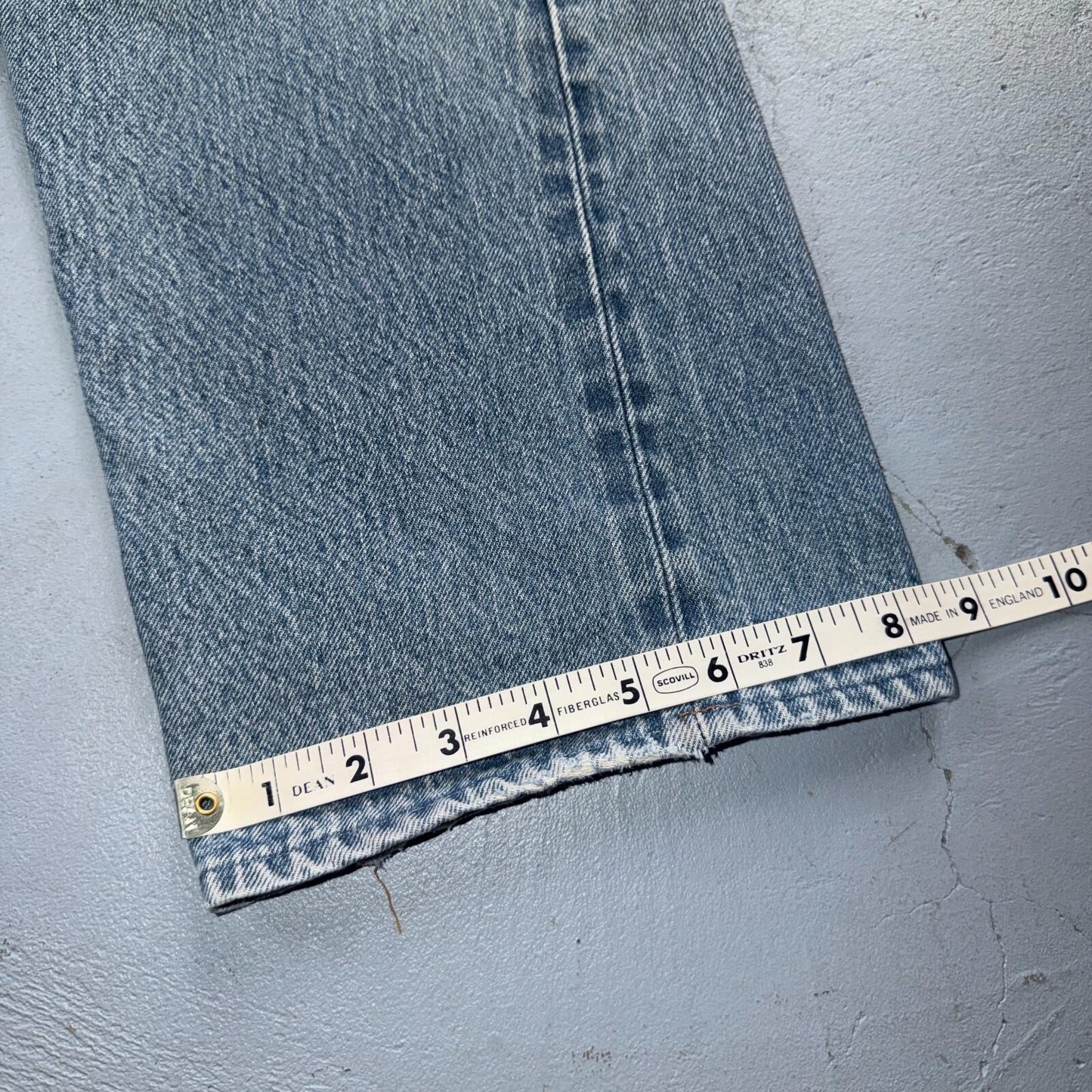 Levis 501 Vintage 80s Redline Selvedge USA XX Jeans Light Wash 34x32 Act 32x30