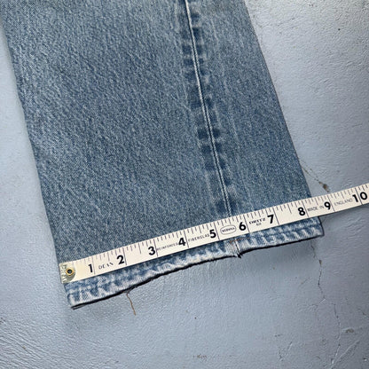 Levis 501 Vintage 80s Redline Selvedge USA XX Jeans Light Wash 34x32 Act 32x30
