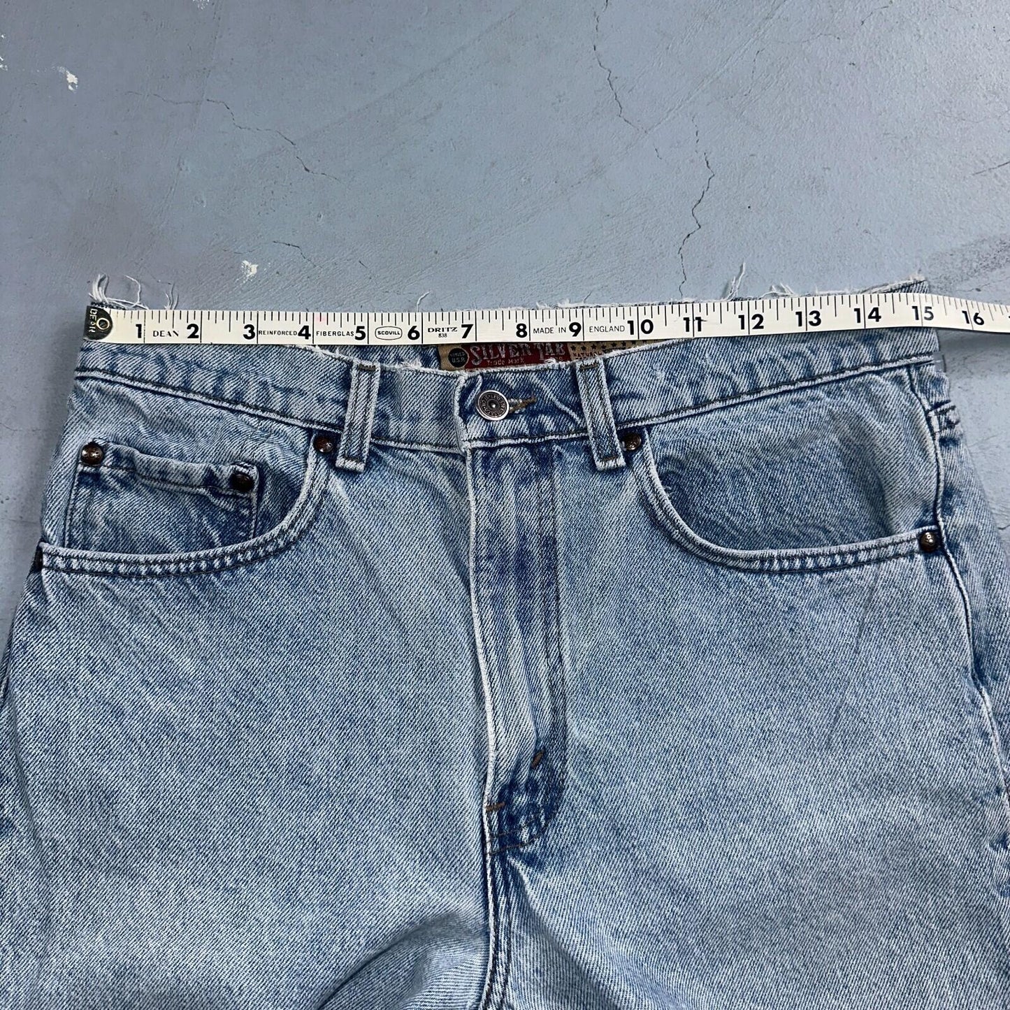 Levis 525 Silver Tab USA Vintage 90s Skater Jeans Light Wash Act 32x32 Act 30x30