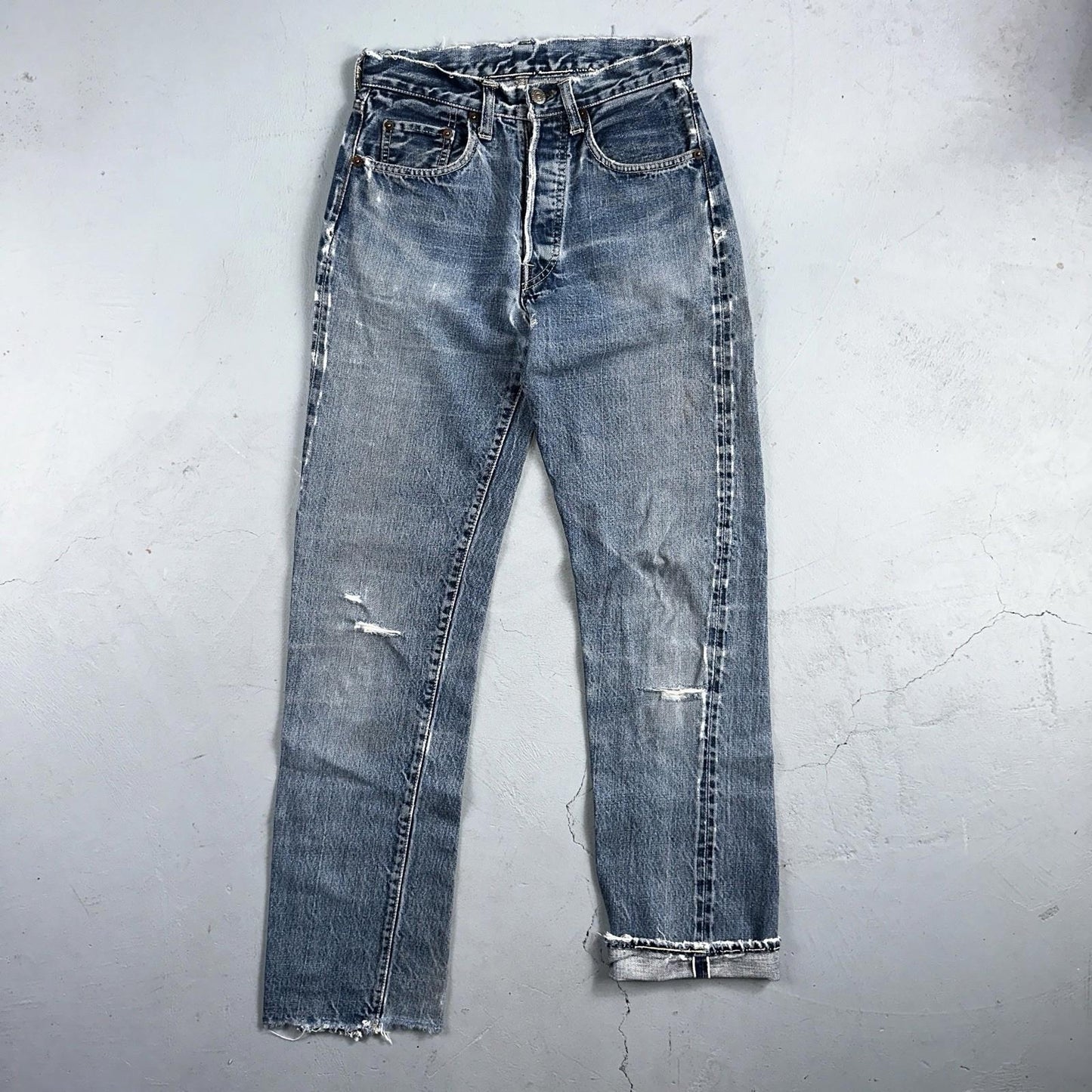 Levis 501 Big E Vintage 60s Redline Selvedge USA XX 1960s Jeans 66 Act 26x31