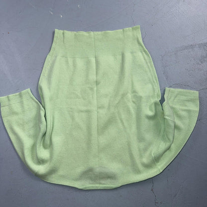 VTG 1940s 1950s Wool Cashmere Sweater Rockabilly Womens Mod Knit Green Nan Dorse