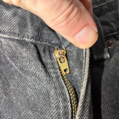 Levis 505 Vintage 90s 40505 Orange Tab Black Jeans 29x32 USA 1990s Act 28x28