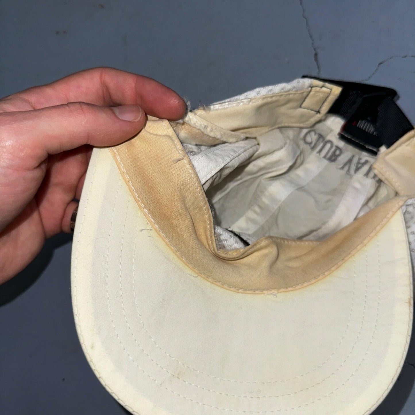 Nike Vintage Hat Cap Strap Back Swoosh Mesh Panel Tailwind Mens 90s Air Max