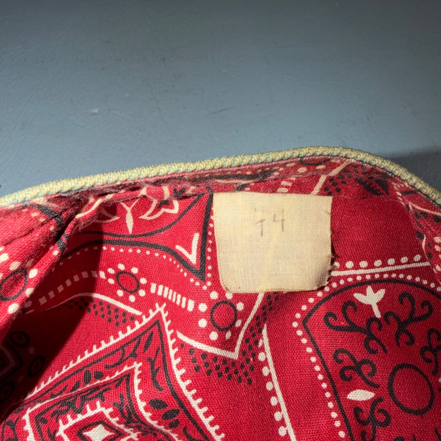 VTG 70s Denim Biker Vest Pins Patches Rare Paisley Hippie Era 1970s Military
