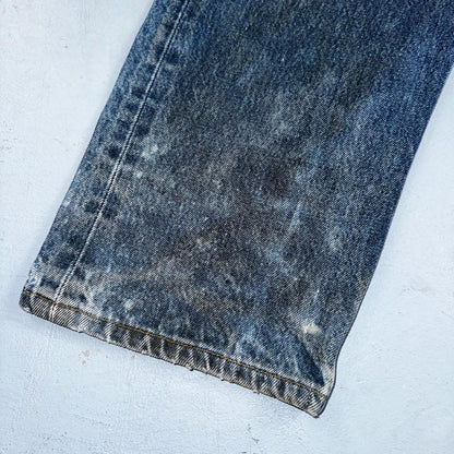 Levis 501 Vintage 90s Mexico Straight Leg Jeans 36x30 Y2K Med Wash Act 33x27