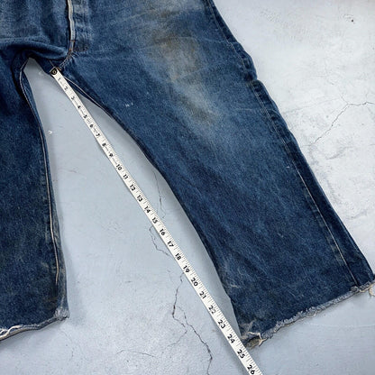 Levis 501 Vintage 80s Redline Selvedge USA XX Jeans Med Wash 48x30 Act 44x25